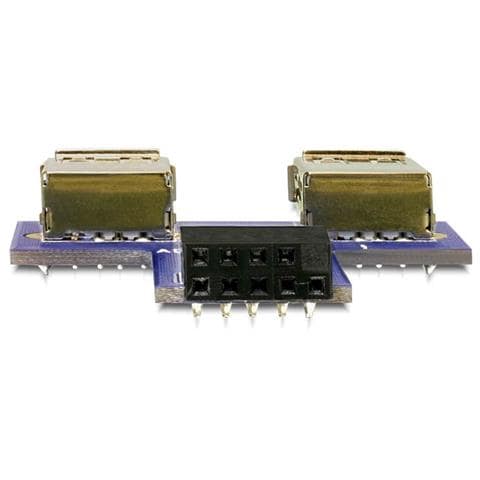 Sdoppiatore Interno 9 Poli 2,54Mm - 2 Porte Usb - Foto 2